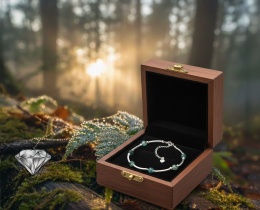 BRANSOLETKA Z AGATAMI I SREBREM OD VIVA JEWELRY & ART