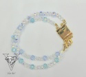 NIE BIESKO MORSKA PRZEJRZYSTA BRANSOLETKA OD VIVA JEWELRY