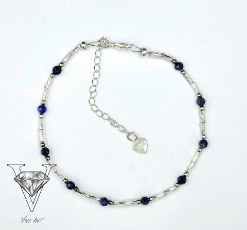 OBRAZ BRANSOLETKI NIEBIESKO SREBRNEJ OD VIVA JEWELRY