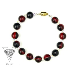 CZERWONA BRANSOLETKA OD VIVA JEWELRY