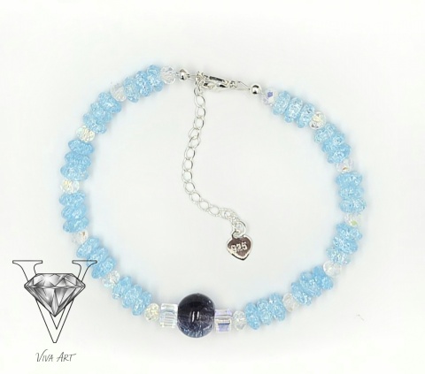 WIDOK BRANSOLETKI NIEBIESKIEJ OD VIVA JEWELRY