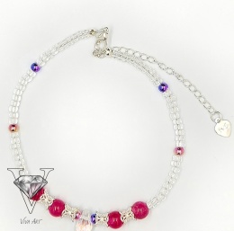 OBRAZ RÓŻOWEJ BRANSOLETKI OD VIVA JEWELRY
