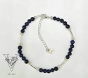 GRANATOWO SREBRNA BRANSOLETKA OD VIVA JEWELRY