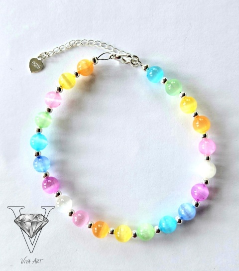 KOLOROWA BRANSOLETKA REGULOWANA OD VIVA JEWELRY & ART