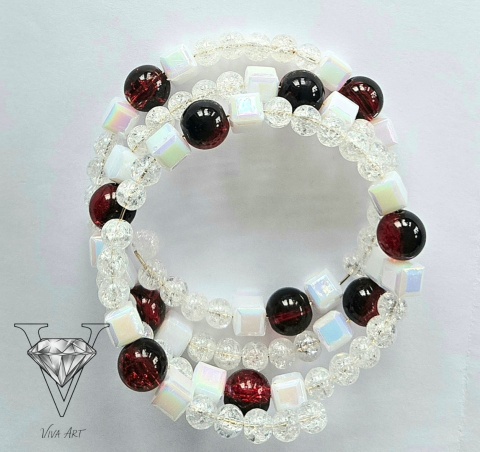 BRANSOLETKA POTRÓJNA NA LODZIE OD VIVA JEWELRY