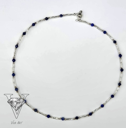 OBRAZ BŁĘKITNEGO NASZYJNIKA OD VIVA JEWELRY
